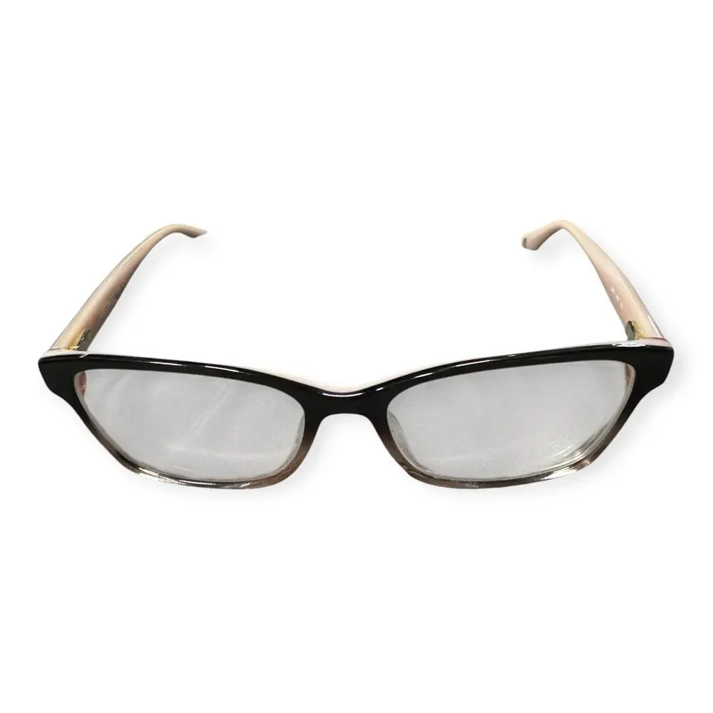 Liz Claiborne Eyeglasses L640 HAQ Pink Rectangle Full Rim Frame 130mm